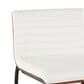 Lumisource Mason Mara Barstool with White Cushion in Gold and Walnut (Set of 2), , large