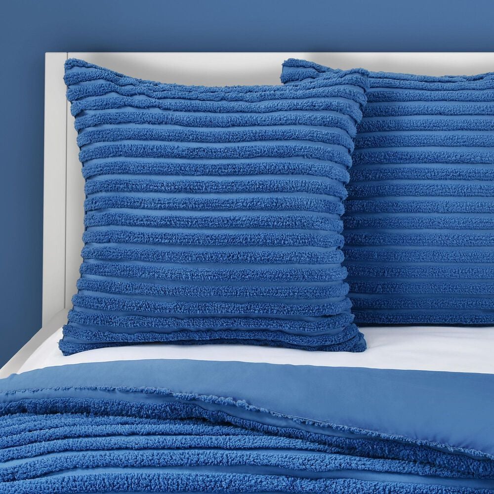 J. Queen New York Darby 26&quot; Square Euro Pillow Sham in Azure, , large