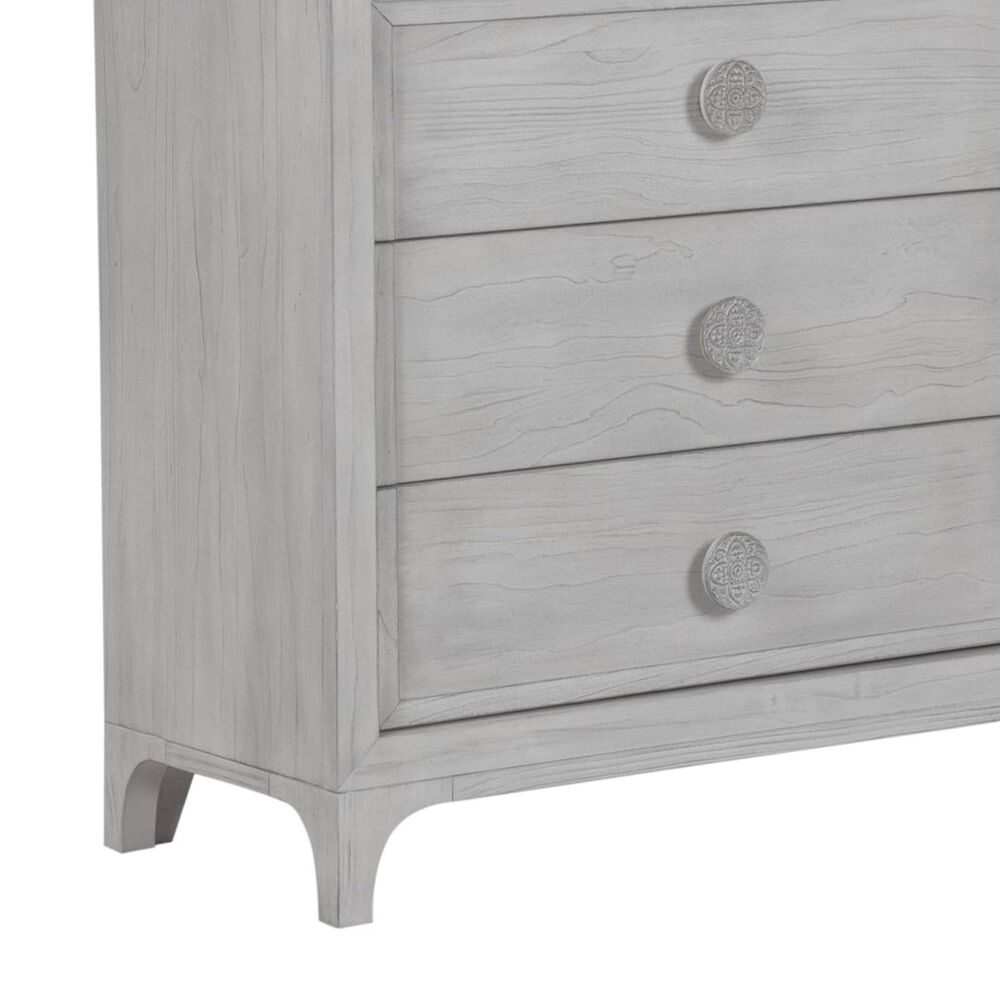 Urban Home Boho Chic 6-Drawer Dresser in Washed White, , large