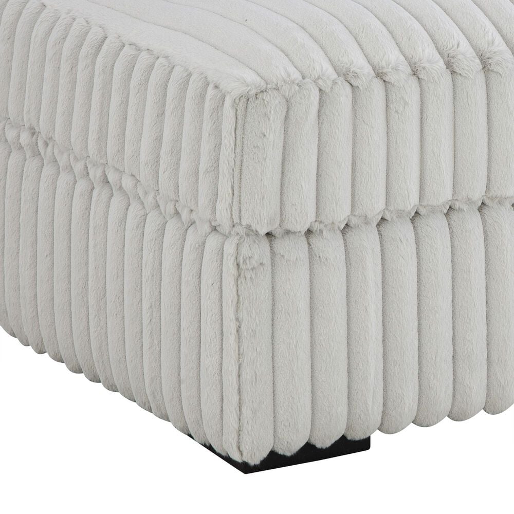 Ashley Stupendous Oversized Accent Ottoman in Alloy, , large