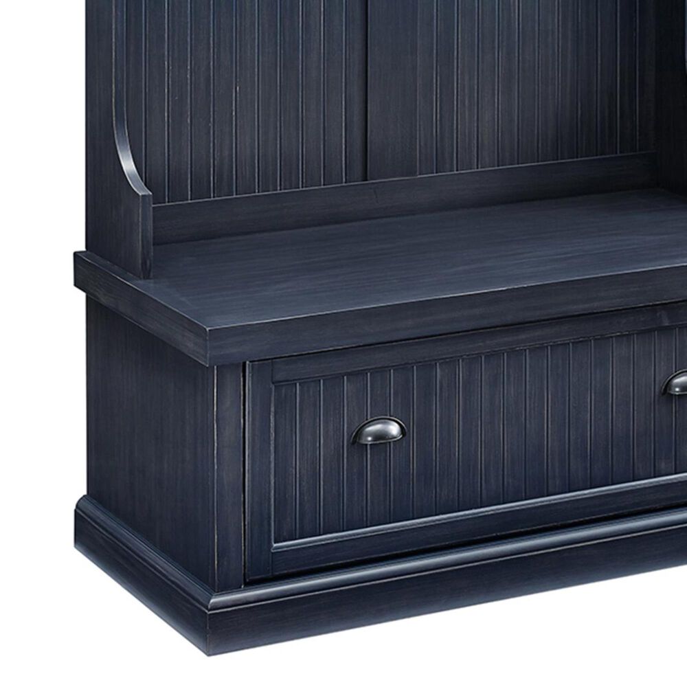Crosley Furniture Seaside Hall Tree in Navy NFM