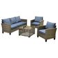 HOMLUX 4-Piece Outdoor Sofa Set in  Denim Blue, , large