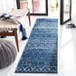 Safavieh Tulum 2" x 8" Blue and Ivory Runner, , large