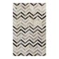 Surya Trail TRL-1129 5" x 8" Ivory/Gray/Charcoal Hide Area Rug, , large