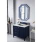 James Martin Brittany 36" Single Vanity in Victory Blue with 3 cm Eternal Jasmine Pearl Quartz Top, , large