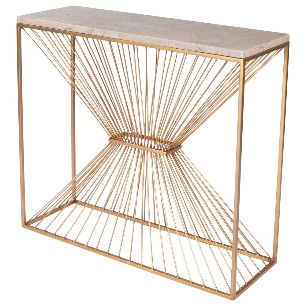 Butler Cosmo Console Table in Gold, , large