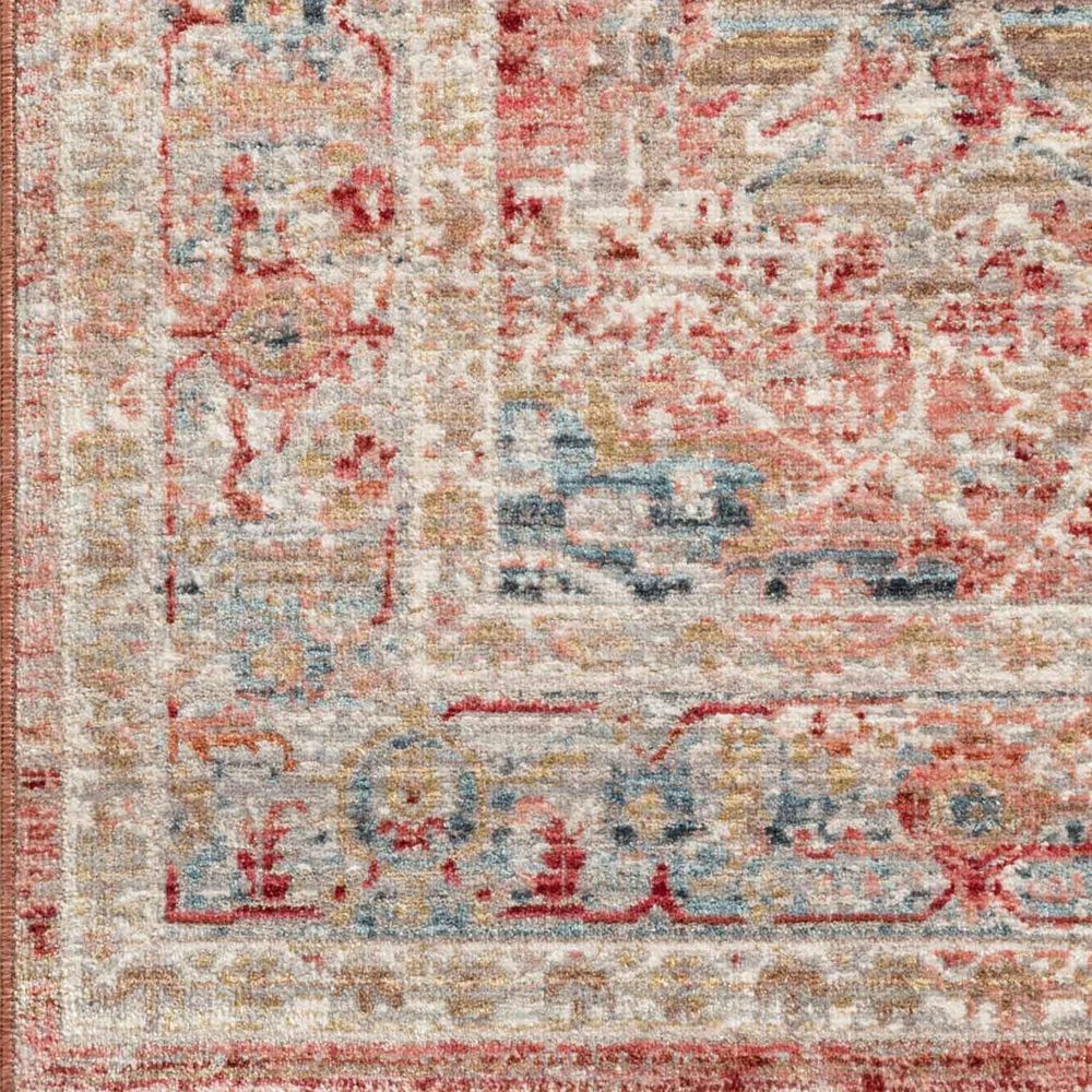 Loloi Claire CLE-01 3&#39;7&quot; x 5&#39;1&quot; Red and Ivory Area Rug, , large