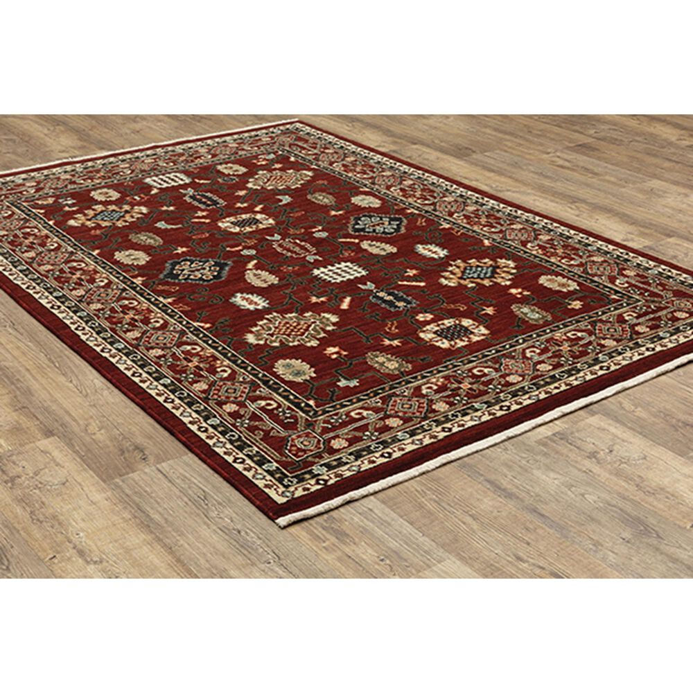 Oriental Weavers Lilihan Oriental 043S6 7&#39;10&quot; x 10&#39;10&quot; Red Area Rug, , large