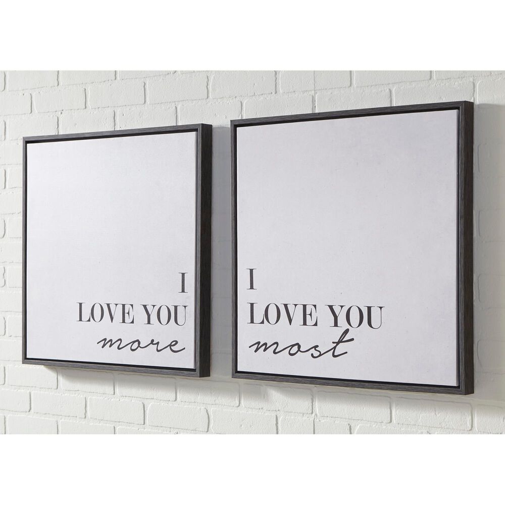 Ashley Adline 24&quot; x 24&quot; 3-Piece Wall Art Set in Black and White, , large