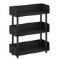 HOMLUX Turn-N-Tube 3-Tier Open Display Storage Bookshelf in Espresso, , large