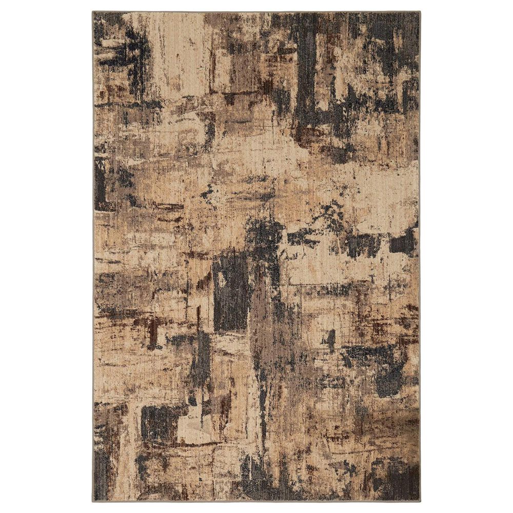 Karastan Elements Treviso 91420-90082 9"6" x 12"11" Gray Area Rug, , large