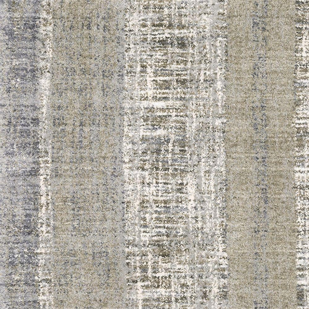 Oriental Weavers Aspen Shag Distressed 530J9 9&#39;10&quot; x 12&#39;10&quot; Gray Area Rug, , large