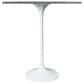 Leisuremod Verve 36" Round Bar Height Dining Table with Resin Top in White - Table Only, , large