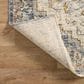 Loloi II Sorrento 2"7" x 8" Ivory and Fiesta Runner, , large