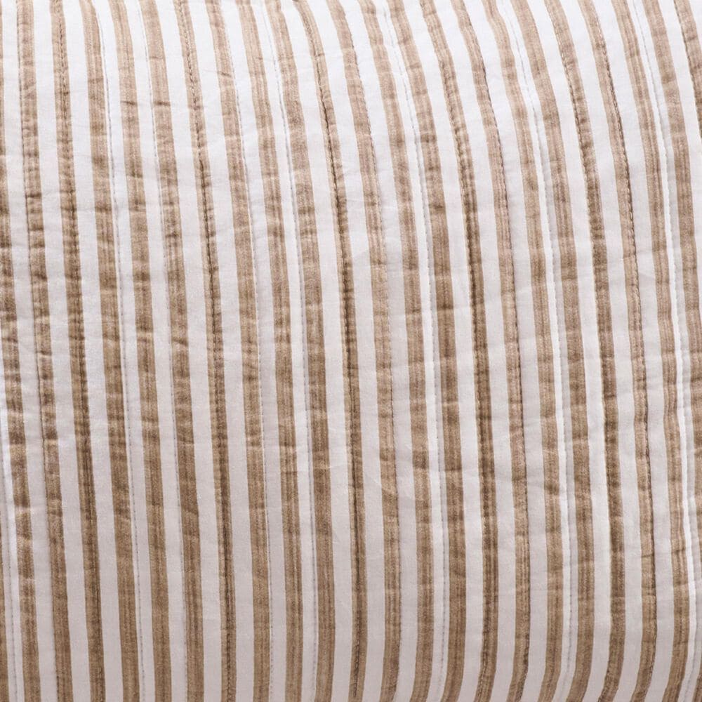 Levtex Martha 3-Piece King/Cal King Quilt Set in Taupe and White, , large