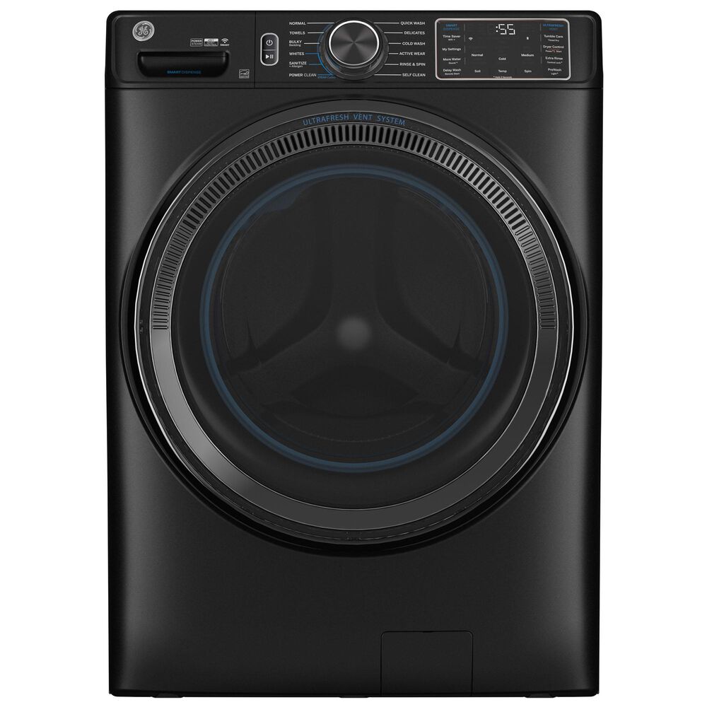 GE Appliances 5.0 Cu. Ft. Washer and 7.8 Cu. Ft. Gas Dryer in Black , , large