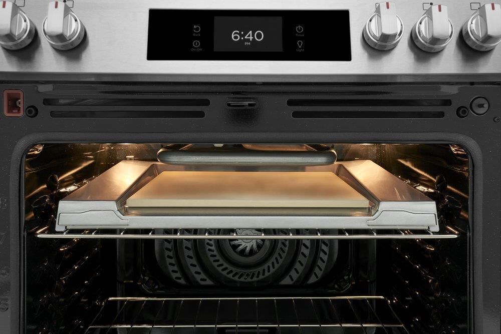 Frigidaire Gallery 30&quot; Freestanding Gas Convection Range with Stone-Baked Pizza in Stainless Steel, , large