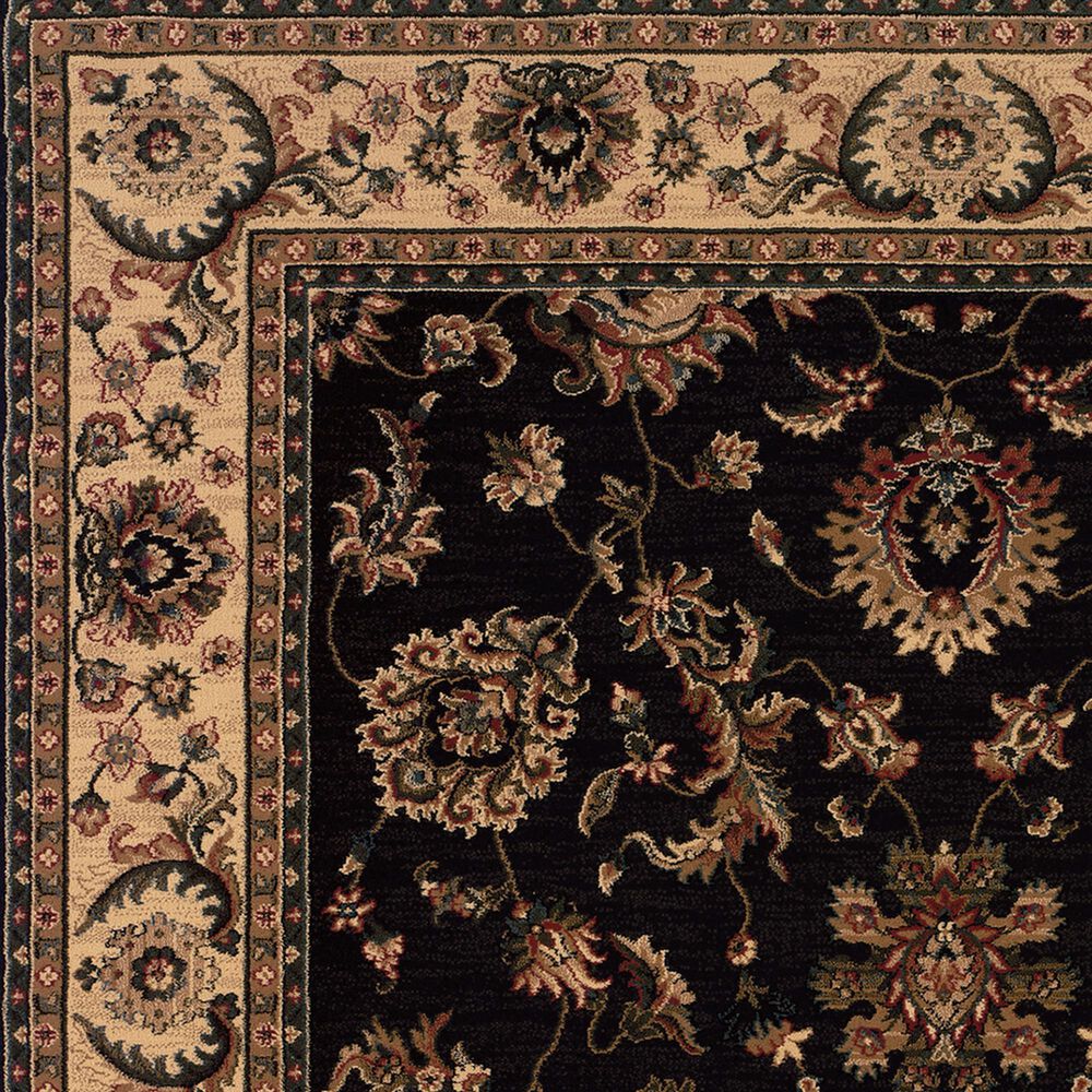 Oriental Weavers Ariana 311K 2&#39;3&quot; x 7&#39;9&quot; Black Runner, , large