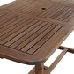 Walker Edison Acacia Wood Patio Butterfly Dining Table in Dark Brown, , large