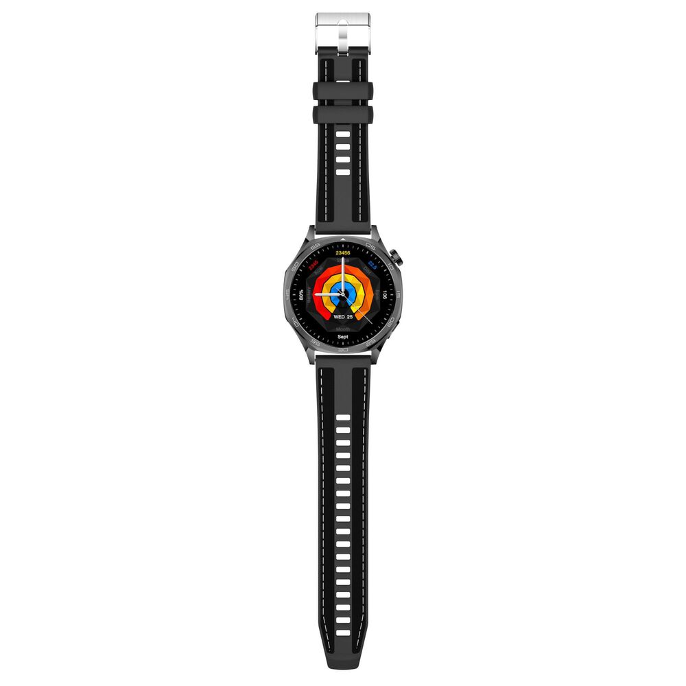AuraFit Nexa 4 AMOLED Smartwatch in Black, , large