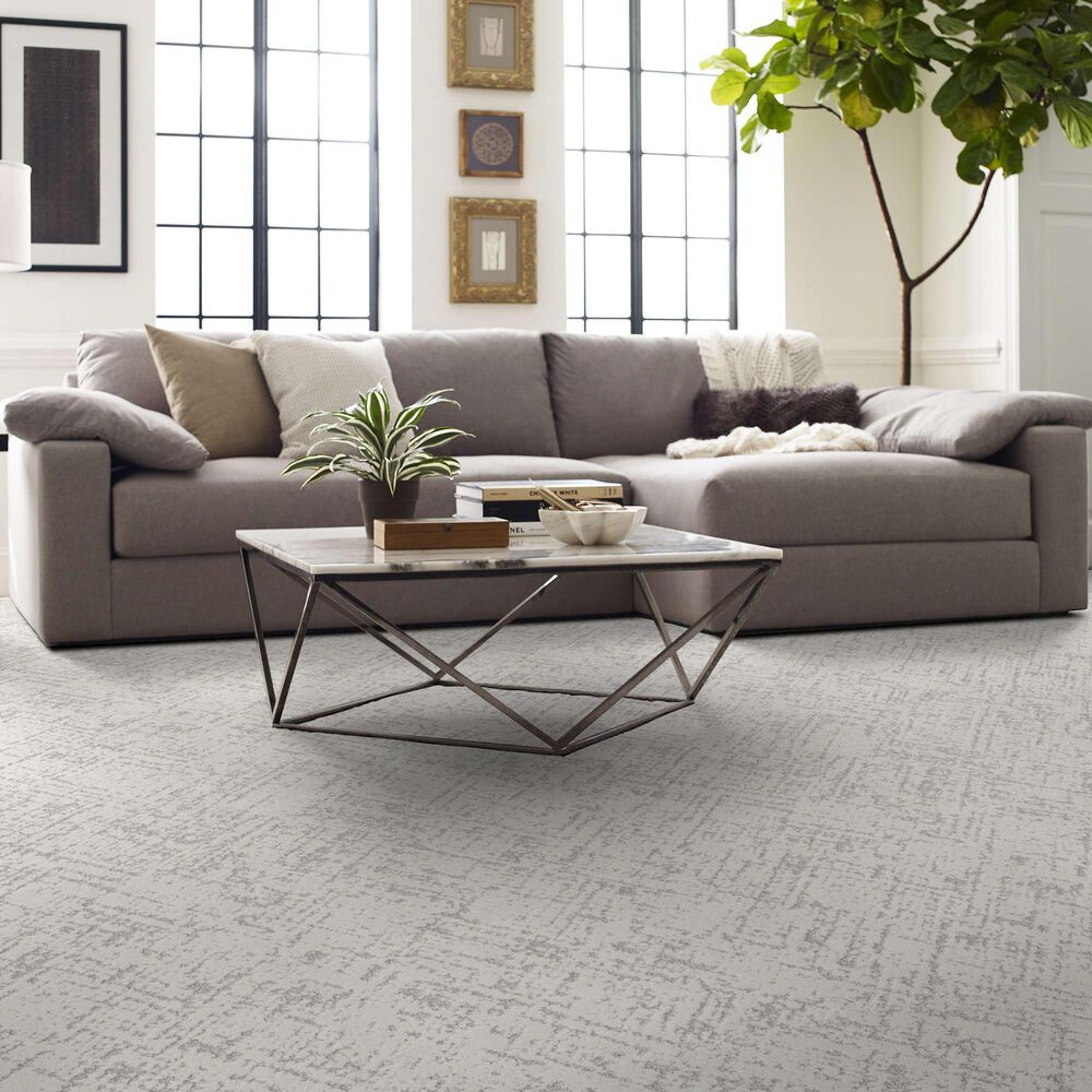Shaw Sincere Focus Carpet in Aspen White, , large