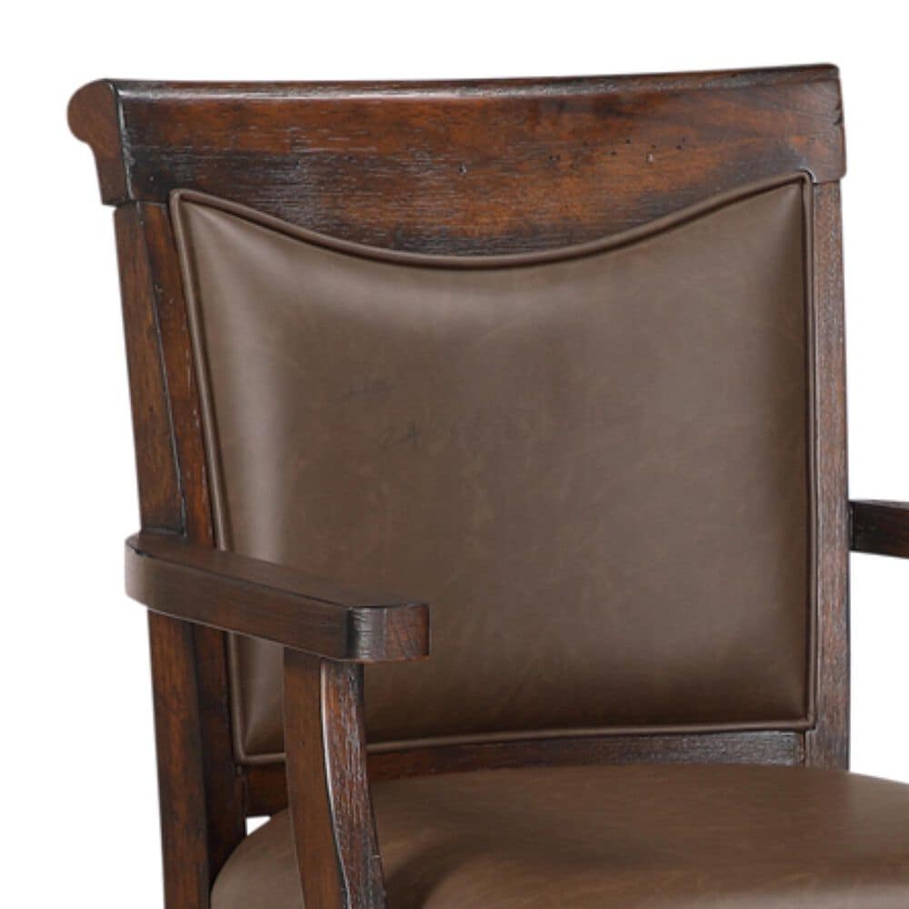 Radius Gettysburg Caster Swivel Game Chair in Distressed Dark, , large