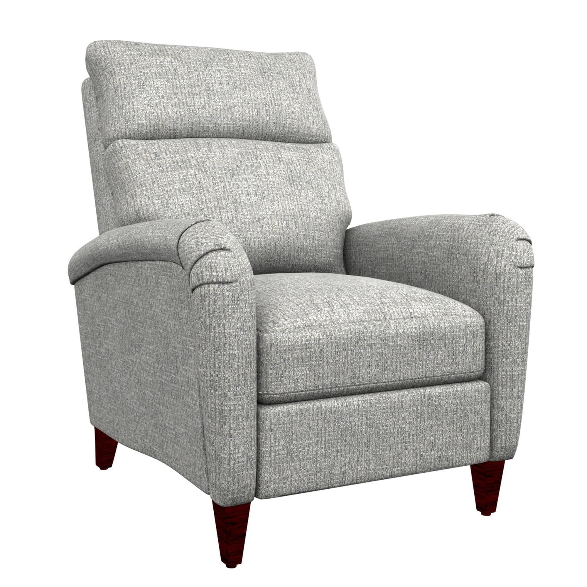La Z Boy Mercer Hi Leg Recliner in Steel NFM