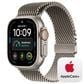Apple Watch Ultra 4 (GPS + Cellular) 49mm Natural Titanium Case with Natural Titanium Milanese Loop - S and 2-Year AppleCare+, , large