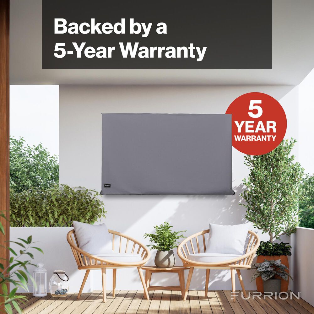 Furrion Aurora 43" Outdoor TV Cover in Grey, , large