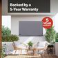 Furrion Aurora 43" Outdoor TV Cover in Grey, , large