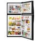 Whirlpool 18 Cu. Ft. Top Freezer Refrigerator in Black, , large