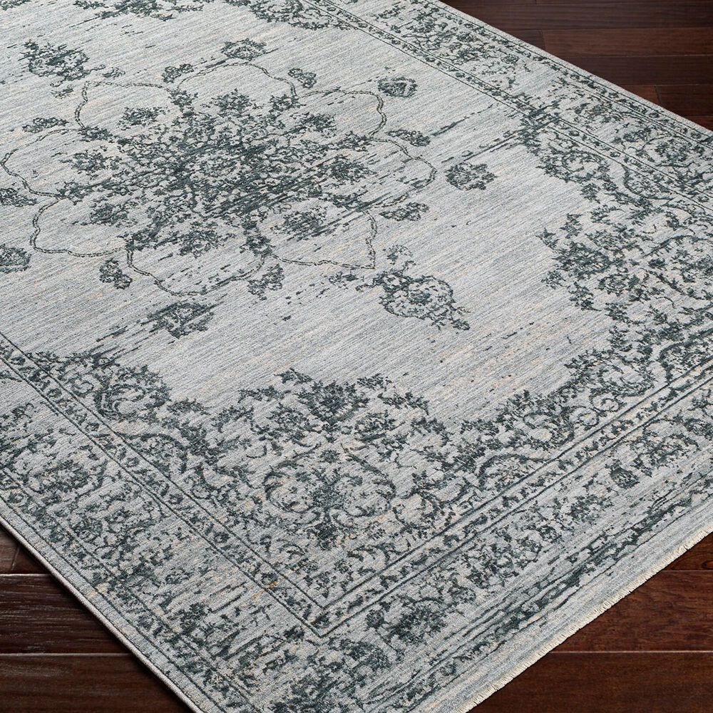 Surya Laila 7&#39;10&quot; x 10&#39;2&quot; Dark Blue, Light Gray and Cream Area Rug, , large