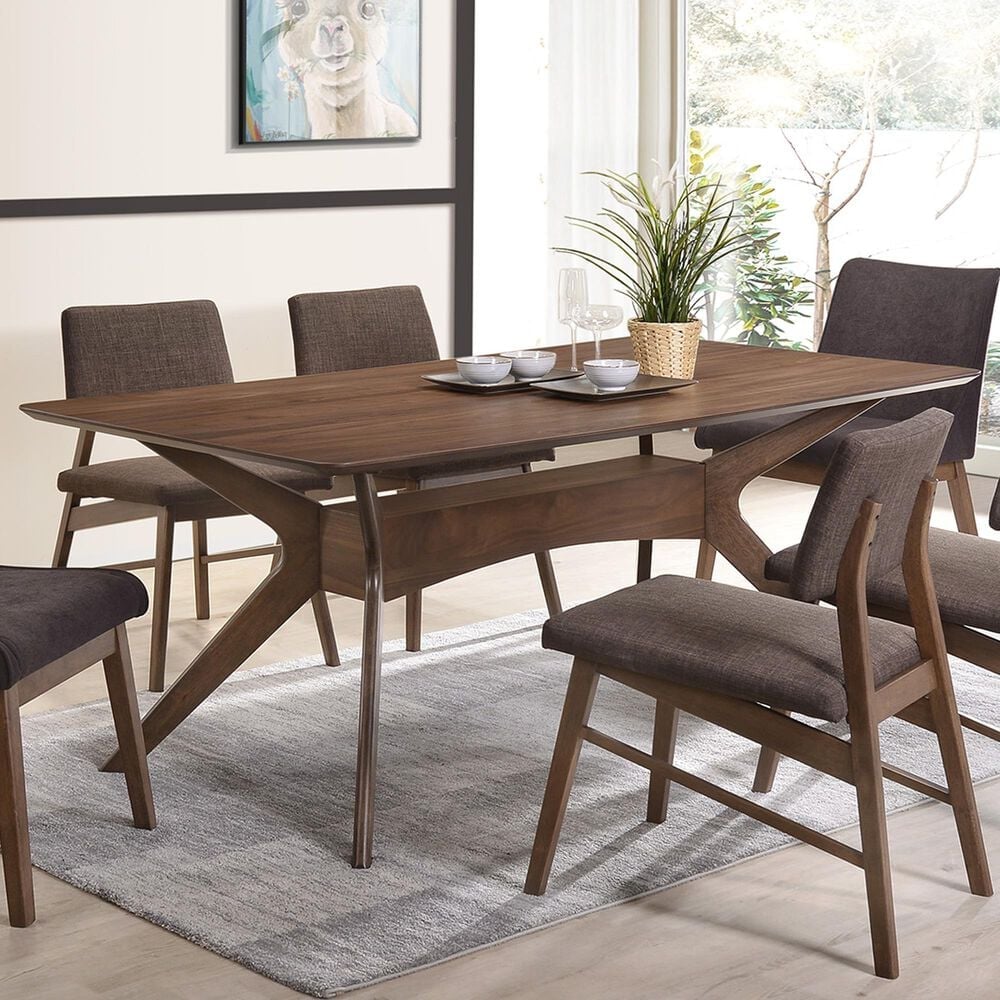 Mayberry Hill Razor Dining Table in Walnut, , large