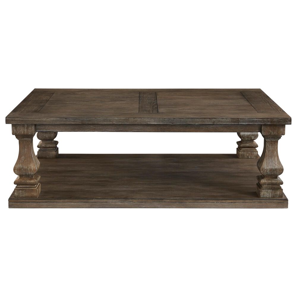Ashley Johnelle Cocktail Table in Weathered Gray, , large