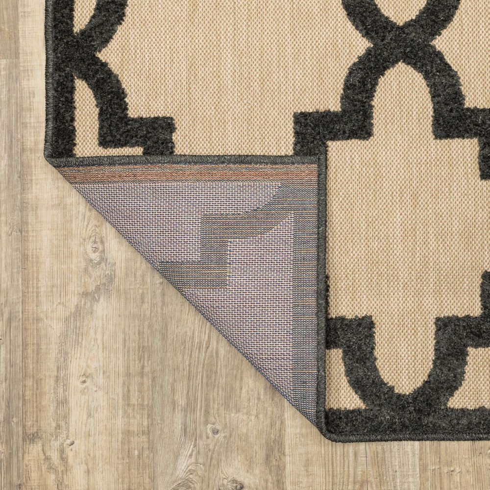 Oriental Weavers Cayman 660N 2&#39;3&quot; x 7&#39;6&quot; Sand/Charcoal Runner, , large