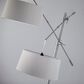 Adesso Manhattan 2-Arm Arc Lamp in Brushed Steel, , large