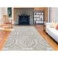 Amer Rugs Boston 5" x 7"6" White and Ivory Area Rug, , large