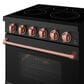 Thor Kitchen Gordon Ramsay 4.6 Cu. Ft. Professional Freestanding Electric Range with Rose Gold Handle Kit in Black, , large