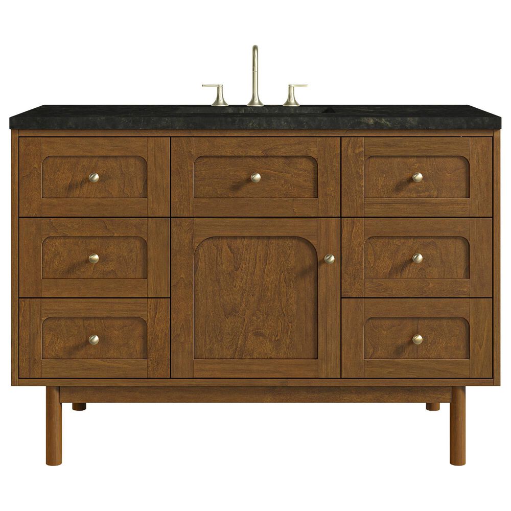 James Martin Laurent 48" Single Bathroom Vanity in Honey Oak with 3 cm Phantome Eclos Top and Rectangular Sink, , large