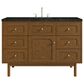 James Martin Laurent 48" Single Bathroom Vanity in Honey Oak with 3 cm Phantome Eclos Top and Rectangular Sink, , large