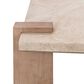 Classic Home Ruare 40" Square Coffee Table in Distressed Brown, , large