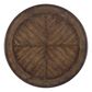Hooker Furniture Rhapsody Round Dining Table in Rustic Walnut - Table Only, , large