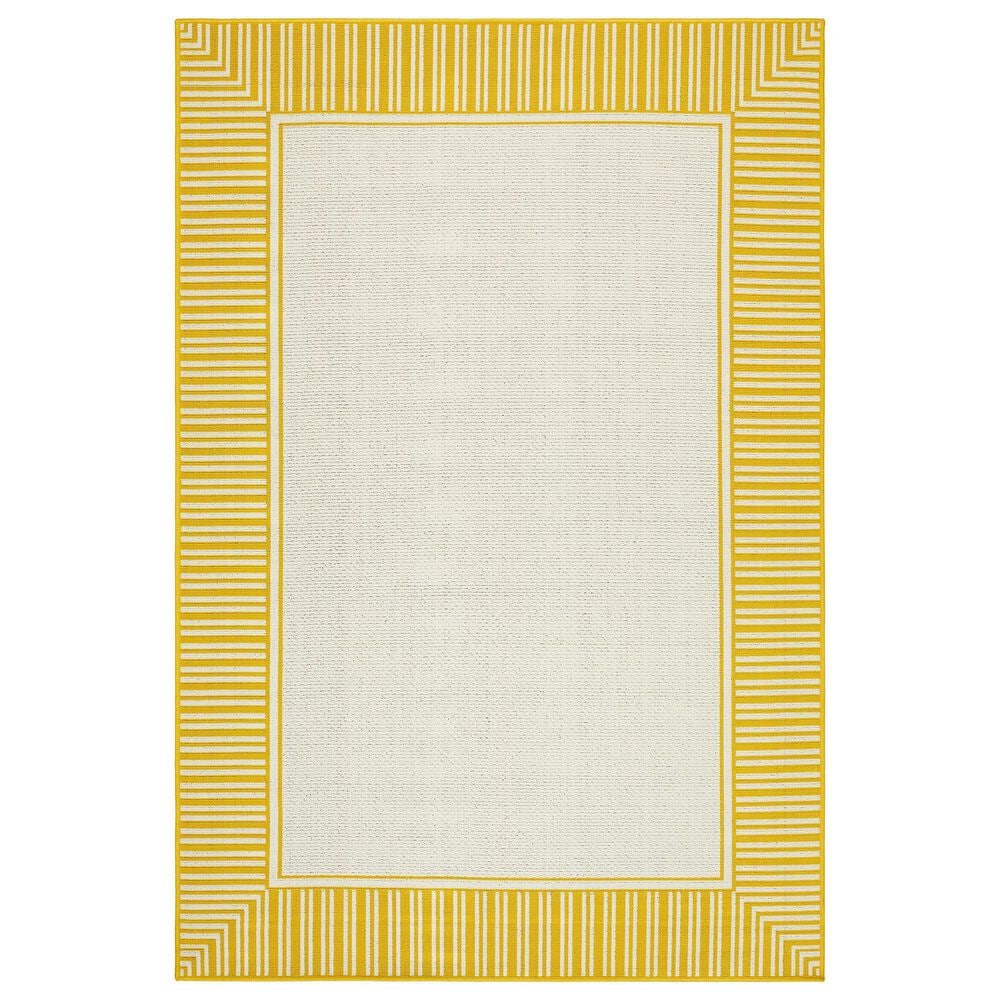 Surya Alfresco 8&#39;10&quot; x 12&#39;10&quot; Pearl, Saffron, Beige and Tan Indoor/Outdoor Area Rug, , large