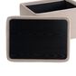 Lifestyle Solutions Kona Small Storage Ottoman in Taupe, , large