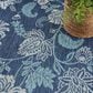 Nourison Garden Oasis GOA03 Navy 9" x 12" Indoor/Outdoor Area Rug, , large