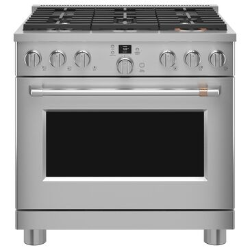 Cafe 5.75 Cu. Ft. Freestanding Dual Fuel Range in Stainless Steel and Brushed Stainless, , large