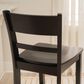 Linon Home Decor Torino Villa Counter Stool in Black, , large