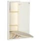 Household Essentials In-Wall Ironing Board with Storage Shelves in White, , large