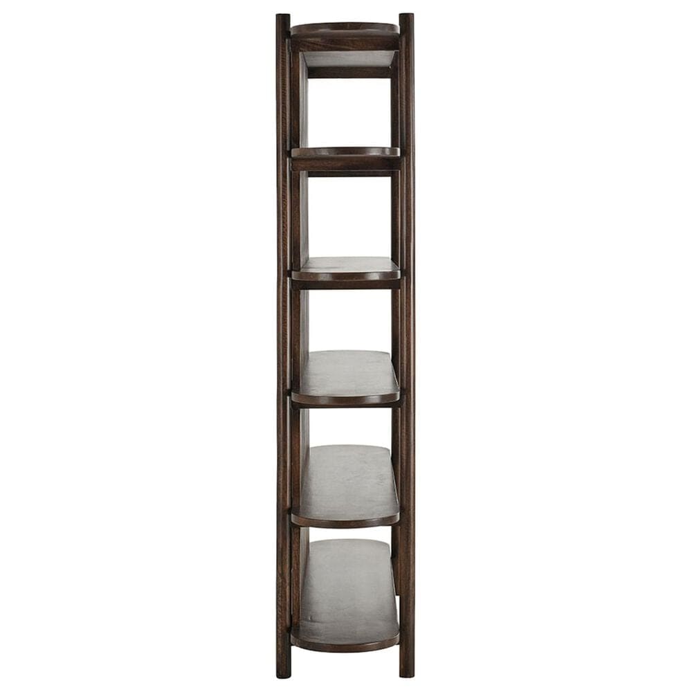 Classic Home Redford 81&quot; Tall Bookcase in Bark Brown, , large
