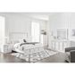 Millenium Chalanna Queen Upholstered Storage Bed in White, , large